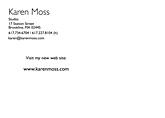 Moss Card back